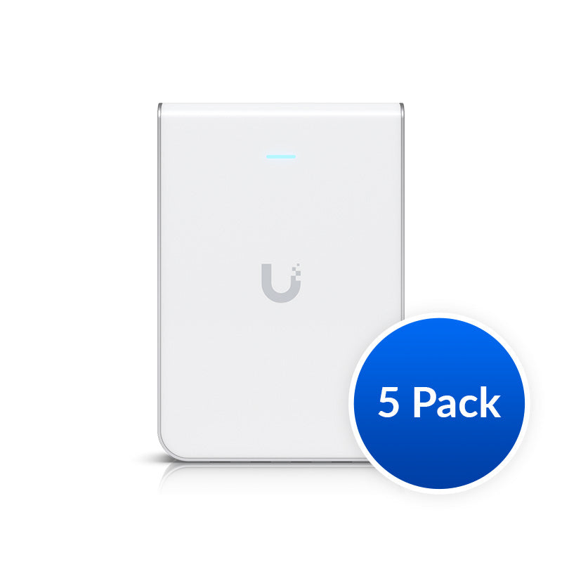 Ubiquiti UniFi Wi-Fi 6 In-Wall, U6-IW-5, *5 Pack* , Wall-mounted Access Point with a Built-in PoE Switch,115 m²  Coverage Ubiquiti UniFi Wi-Fi 6 In-Wall, U6-IW-5, *5 Pack* , Wall-mounted Access Point with a Built-in PoE Switch,115 m²  Coverage
